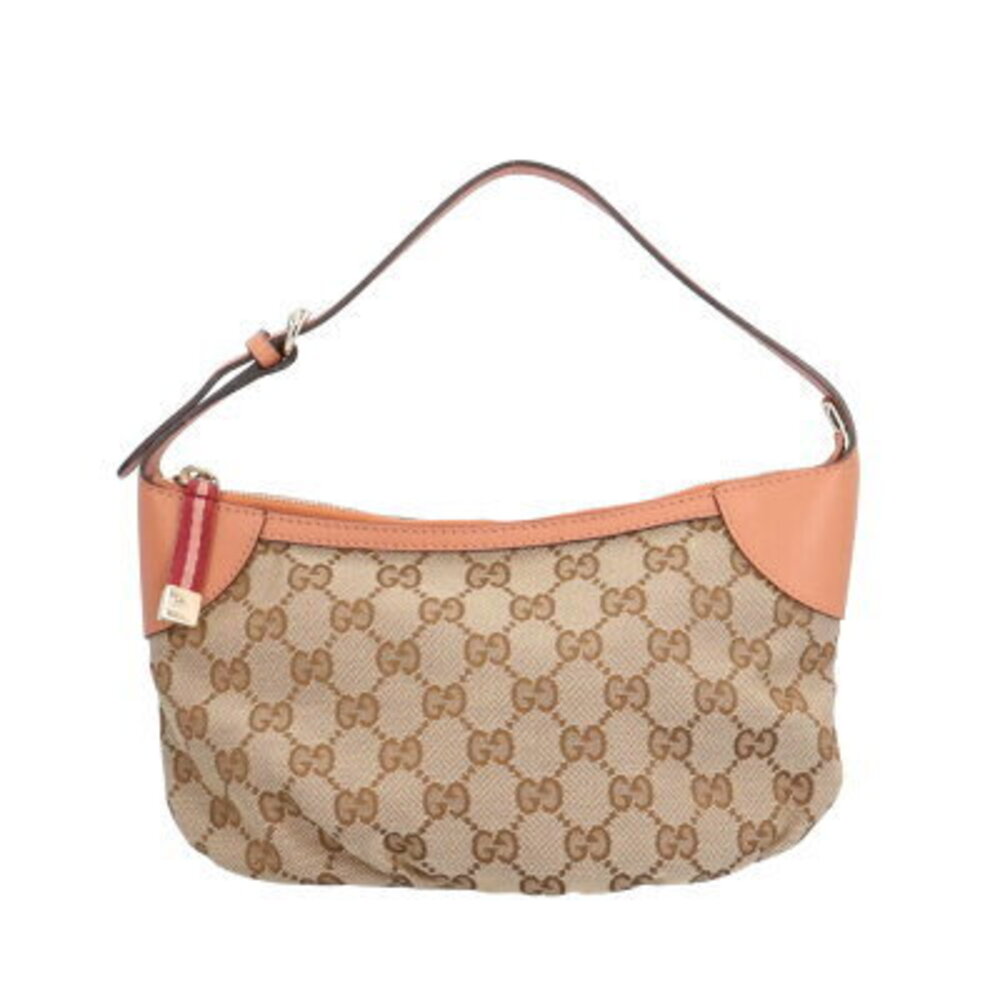 Gucci Accessory Clutch GG Canvas Handbag Beige